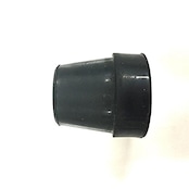 フジホーム ステッキ・クラッチ用替えゴム 16mm用ブラック4点杖用(2コ入)