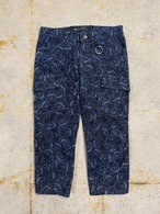 skull design 4/3 length pants