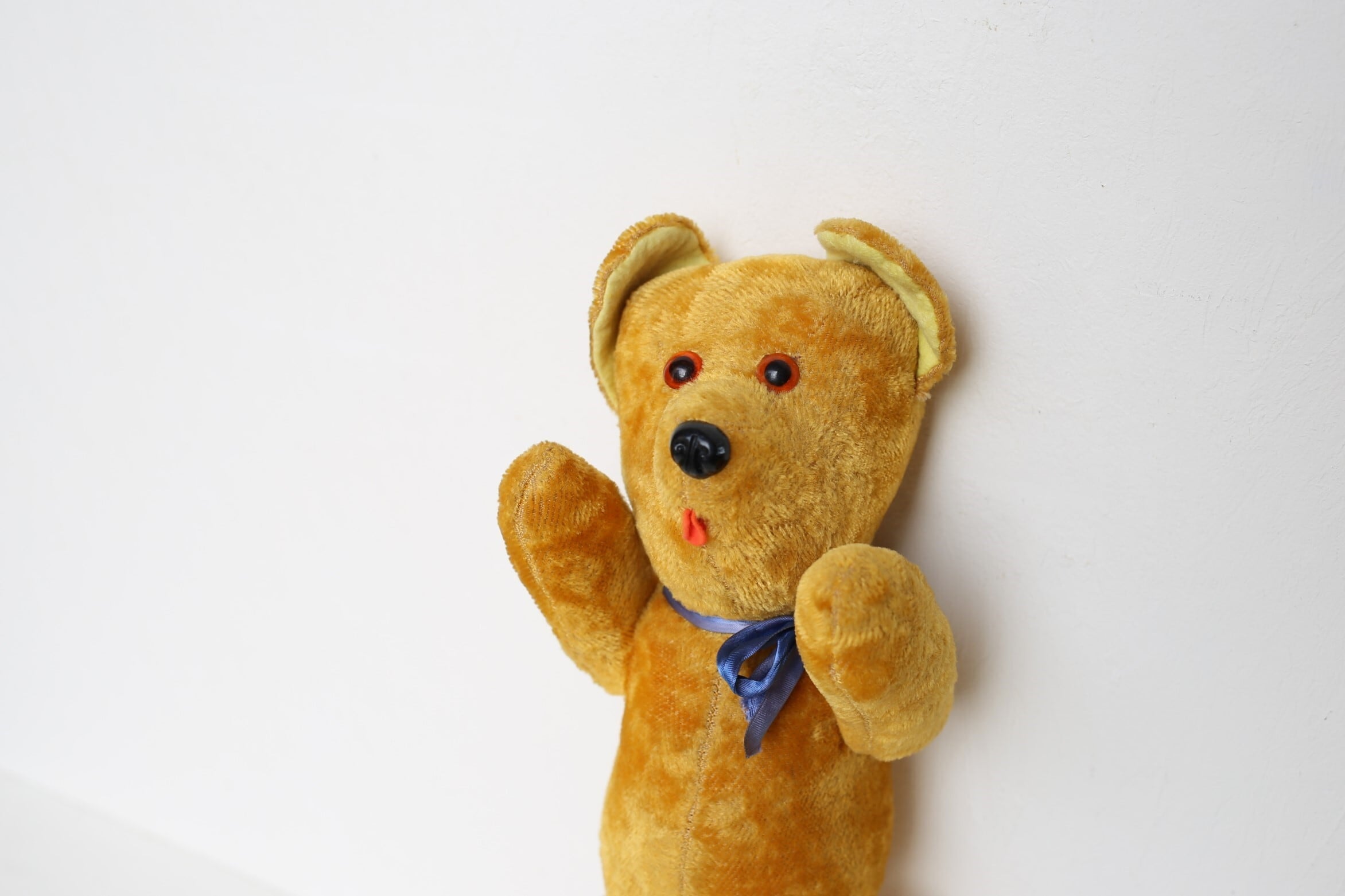 フランス アンティーク ヴィンテージ テディベア キツネ風のスマートな