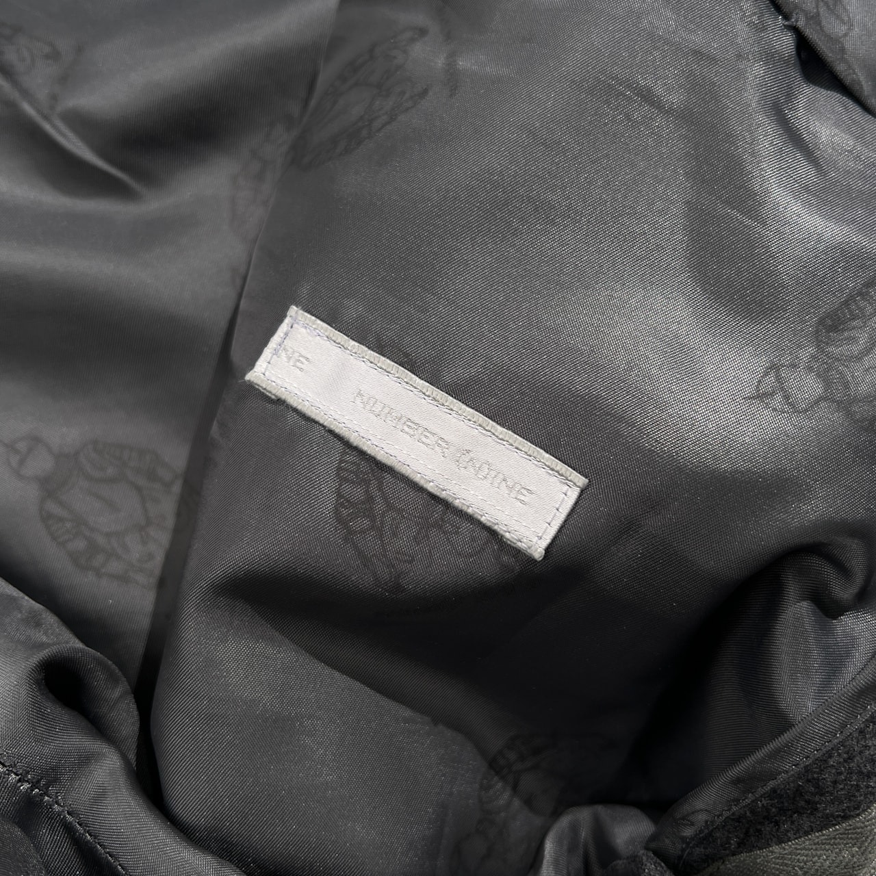 NUMBER(N)INE ナンバーナイン サイドライン フラノ ウール スラックスパンツ サイズ 3 /グレー