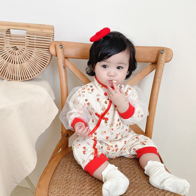 ジャンプスーツ オールインワン オータムスタイルスリーブロンパース オールインワン 秋物 超面白いベビーショップ79111276000