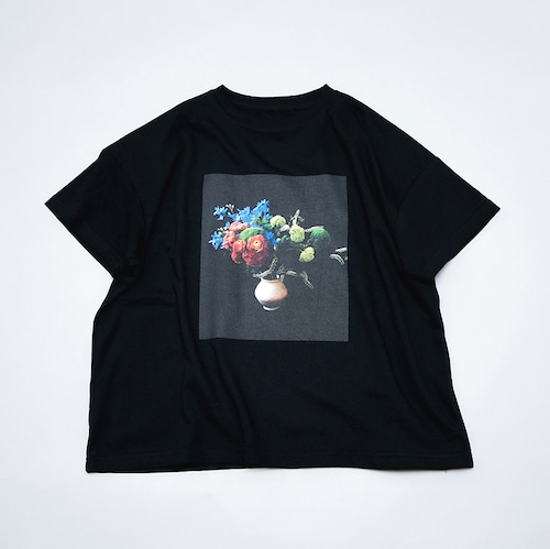 Flower T    womens bigF  /  Black