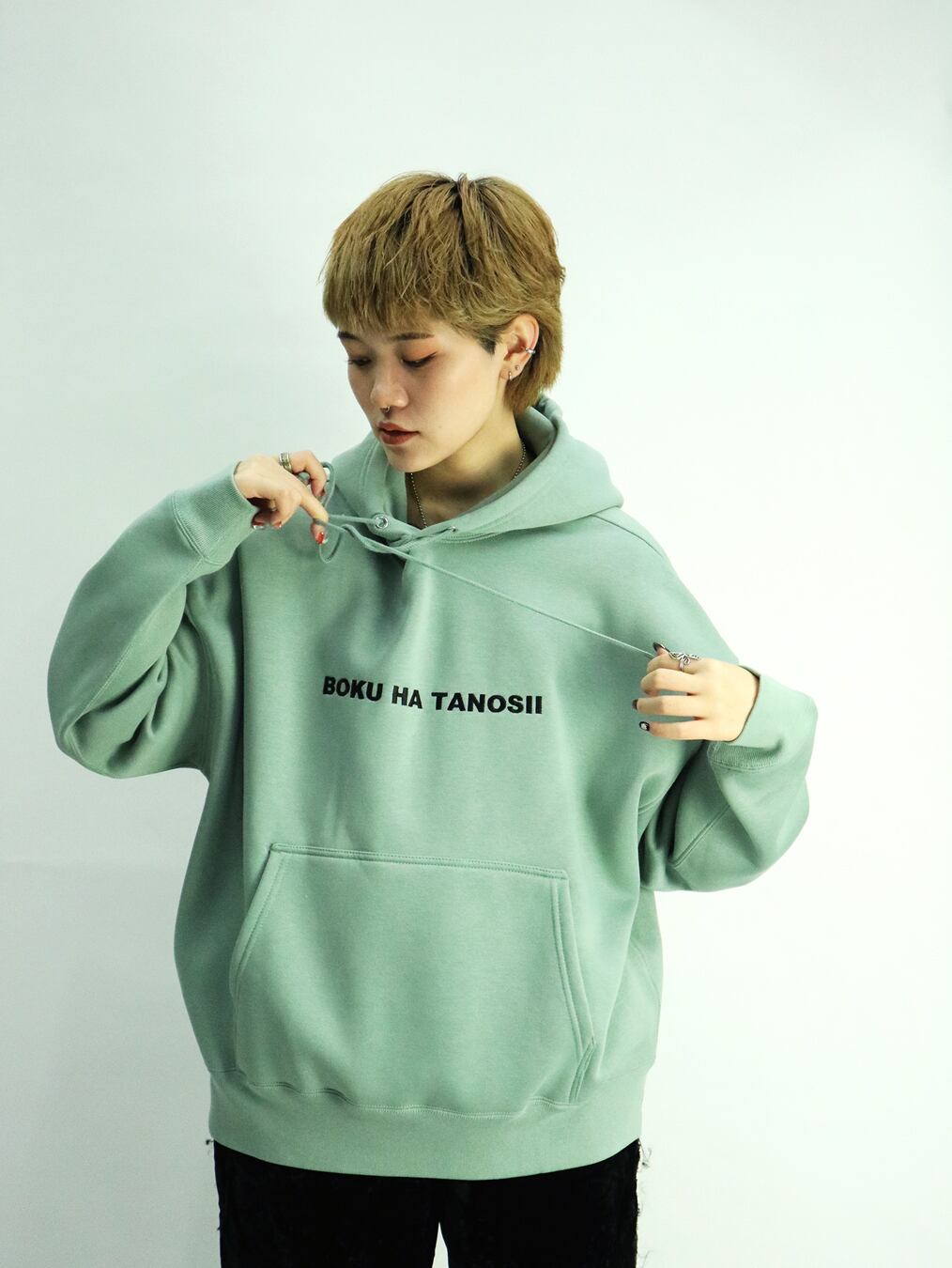 BOKU HA TANOSII ／ ボクタノパーカー（裏起毛） 
