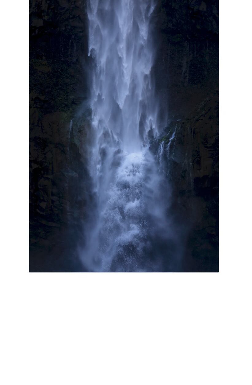 Cascade #8(black wooden frame 61cm×91cm付き)