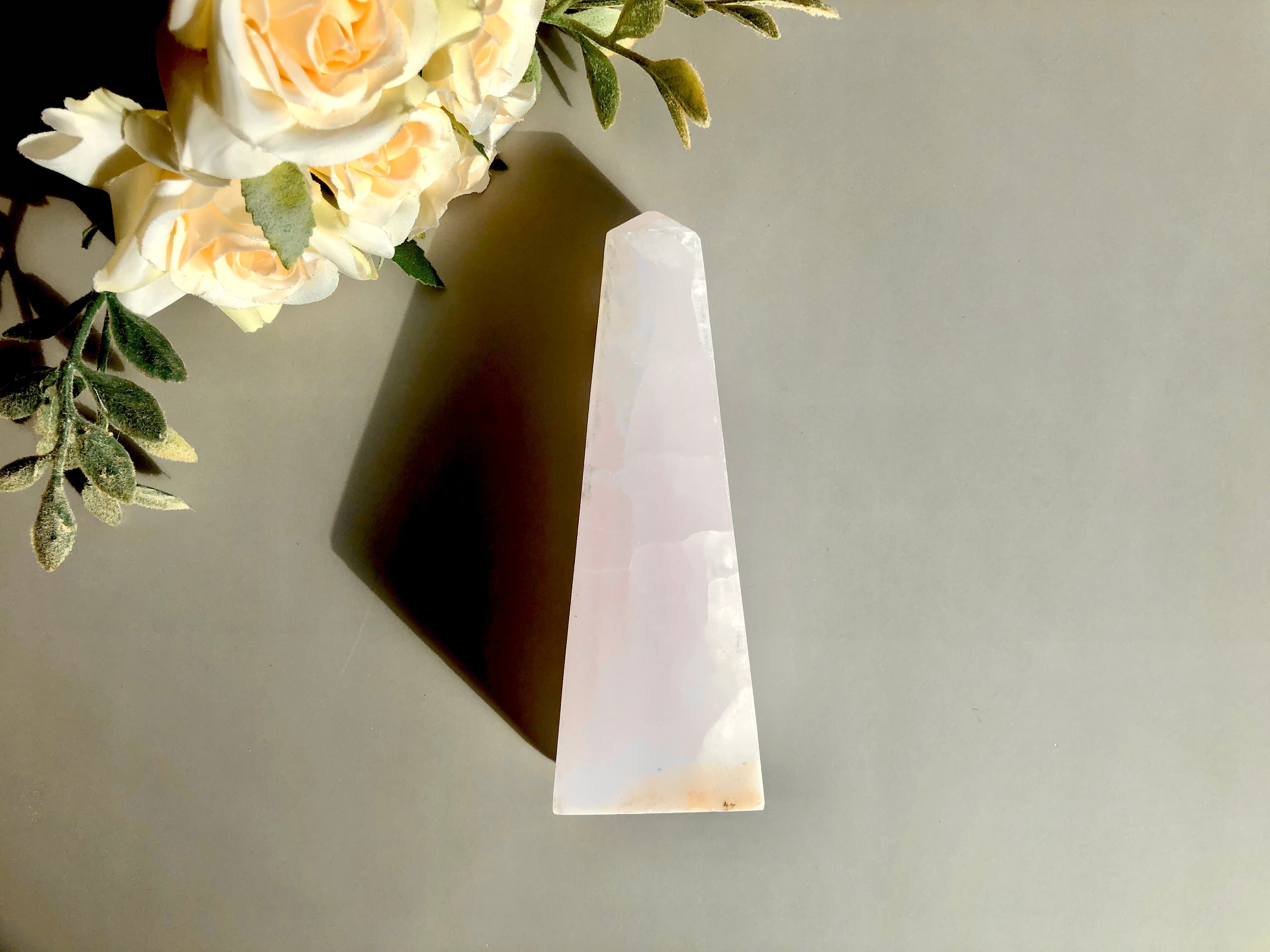 マンガノカルサイト(ピンクカルサイト)タワー　No.02⭐︎Mangano calcite tower