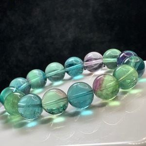 グリーン系大玉フローライト・ブレスレット