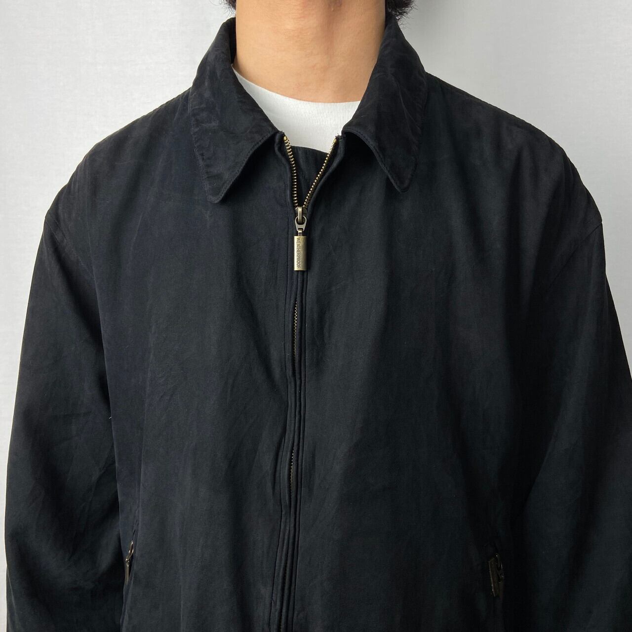 【90s】Ralph Lauren スウィングトップ ピーチスキン ネイビー 90s】Ralph Lauren スウィングトップ ピーチスキン ネイビー