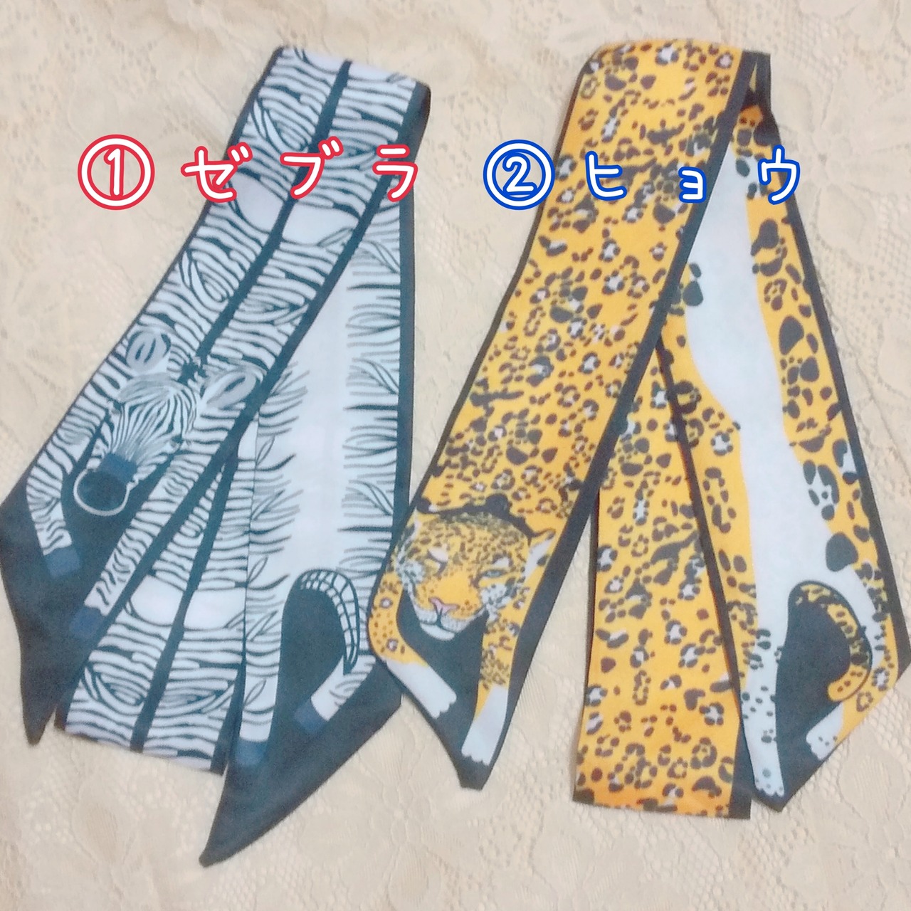 アニマルツイリースカーフ【ゼブラorレオパード】 | ROIROI STORE