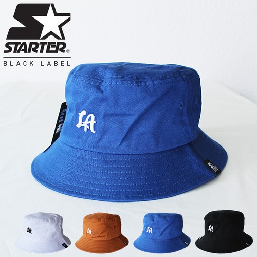 【st-hat001】STARTER BLACK LABEL スターター ワンポイント バケットハット HAT LA ロサンゼルス メンズ レディース キャップ ユニセックス スケート スケーター ストリート