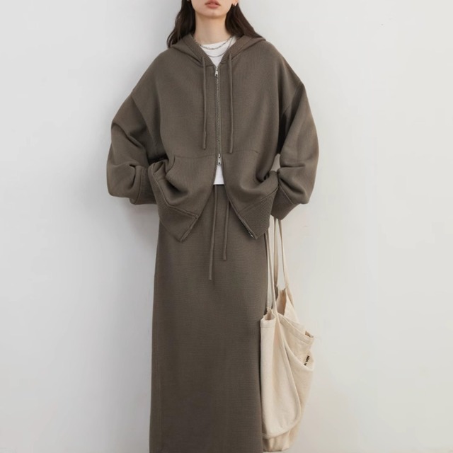 High-waist straight skirt(SN257)