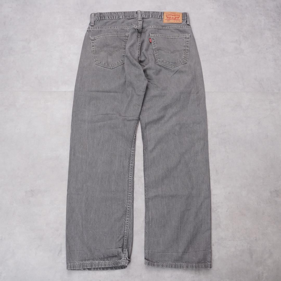 リーバイス569 W34 グレーデニム ボトム パンツ 古着 ワイド 14681 リーバイス569 W34 グレーデニム ボトム パンツ 古着 ワイド