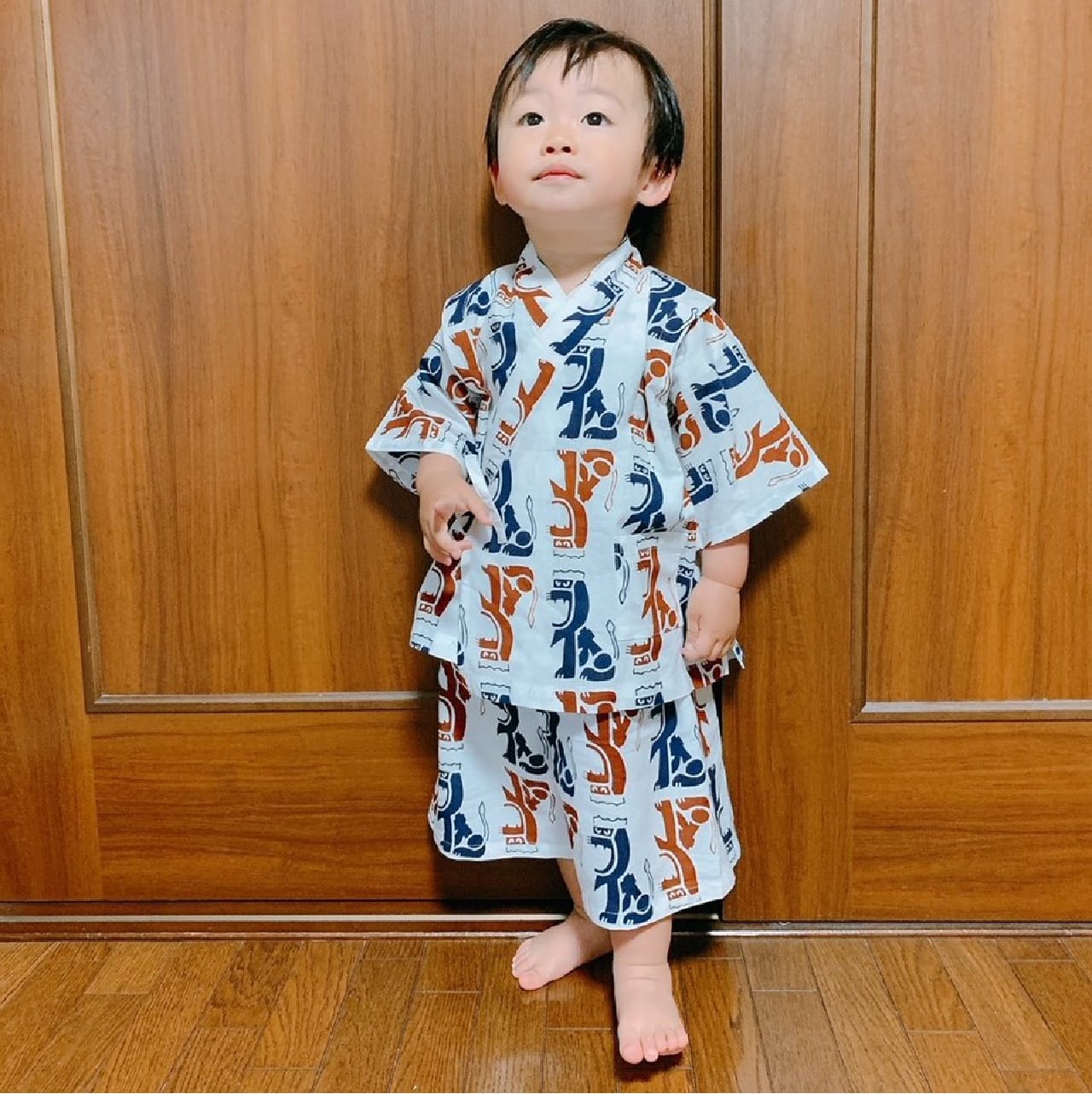 フリル付き甚平 型紙と作り方のセット Set 25 子供服の型紙ショップ Tsukuro ツクロ