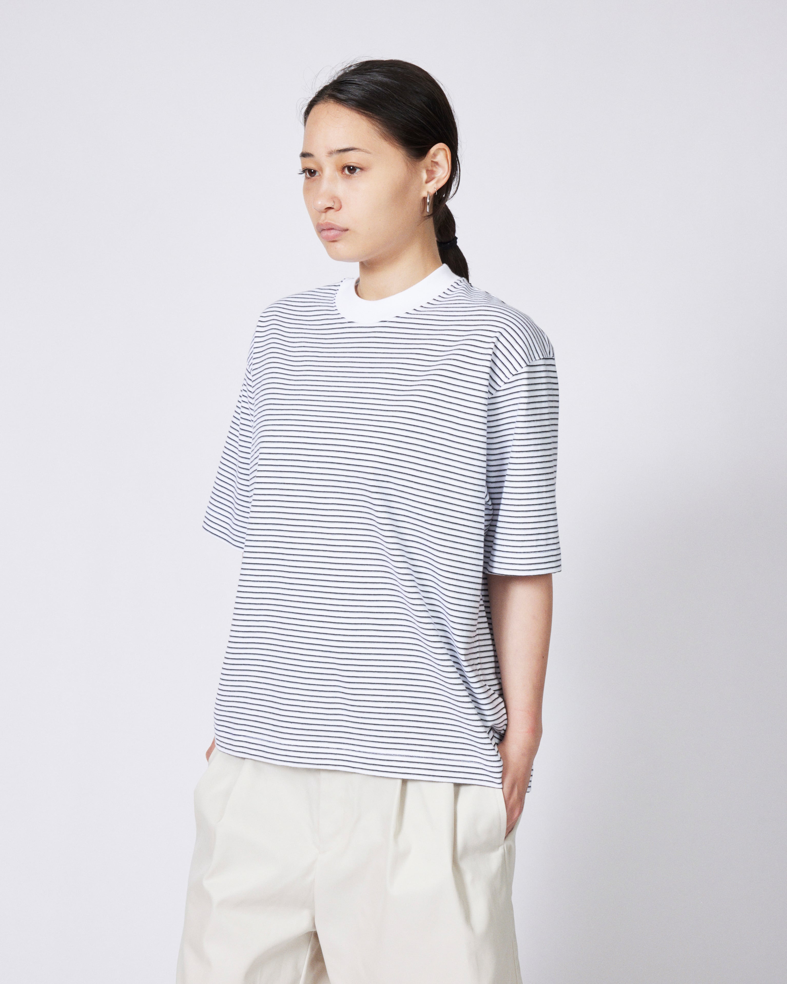 everyone og border short sleeve tee shirt (WHITE) | everyone
