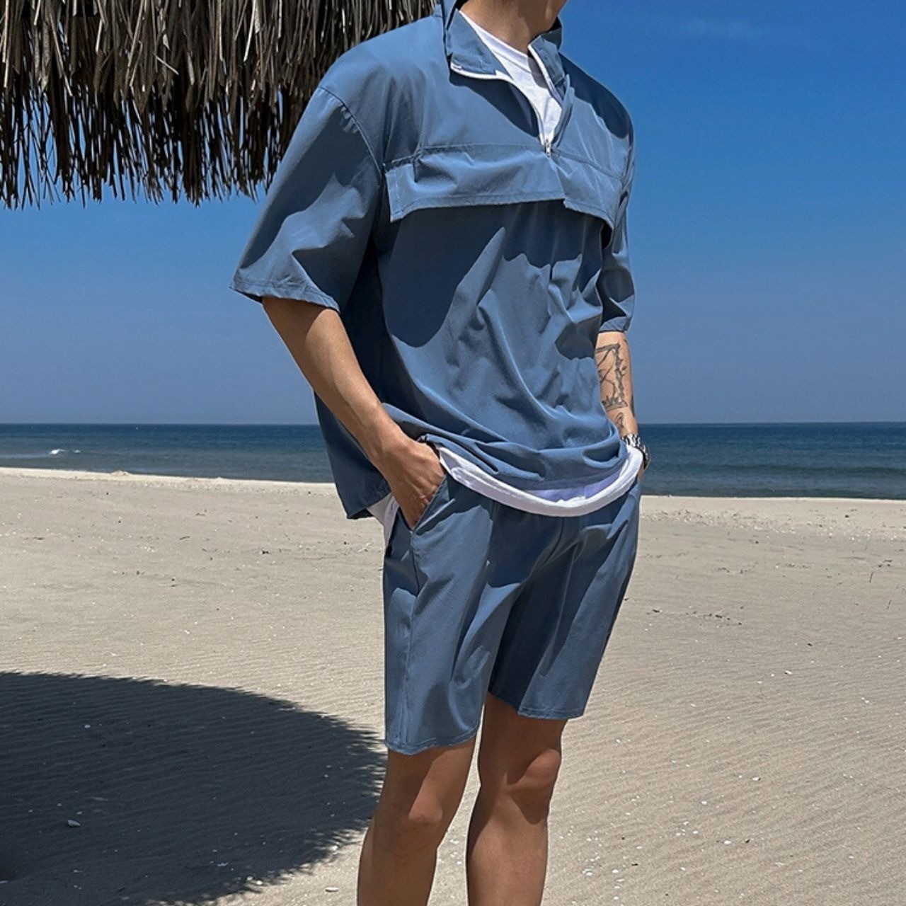 スポーティーショーツ （別売りでセットアップのハーフジップTシャツあり）　MT0080445