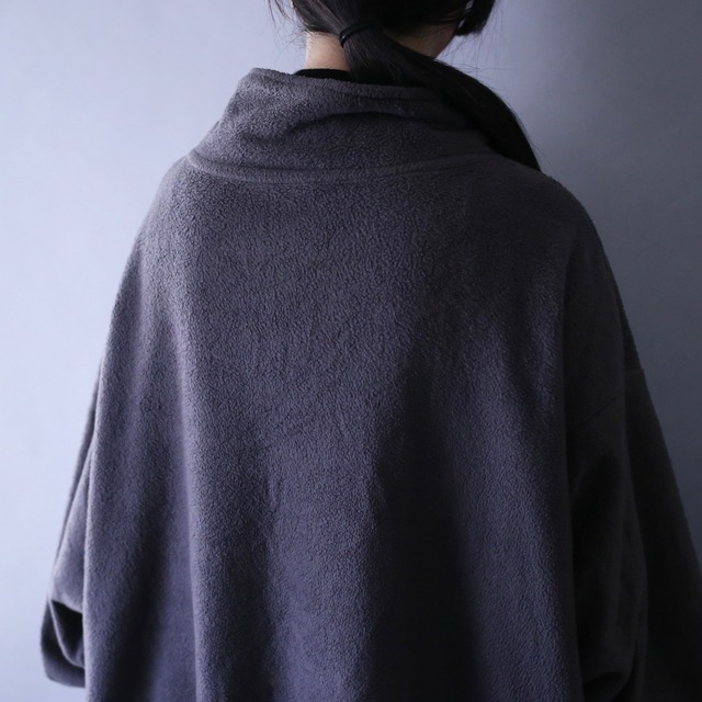 "KING SIZE" XXXXXL super over silhouette fleece jacket