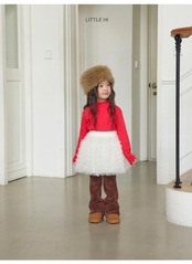 〖取寄〗韓国子供服 / 26winter / Little Hi / シャーフリルスカート / キッズ *1~2*