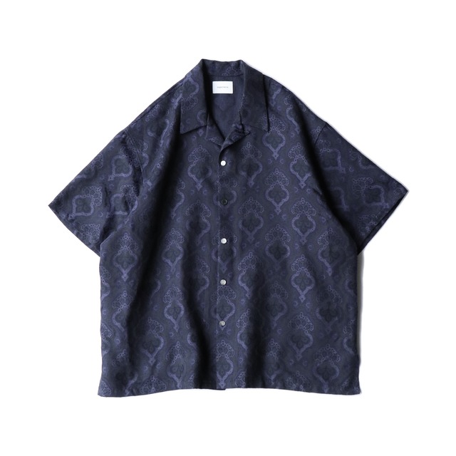 Aloha shirt - Damask jacquard / Purple