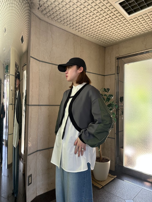 【attrayant】MA-1袖ボレロ