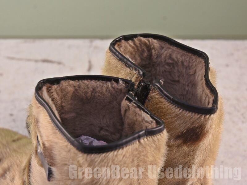 B485 ビンテージ エスキモーブーツ アザラシ毛 メンズ 26.5cmくらい