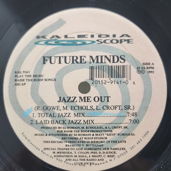 Future Minds / Jazz Me Out [KAL 9141] - 画像1