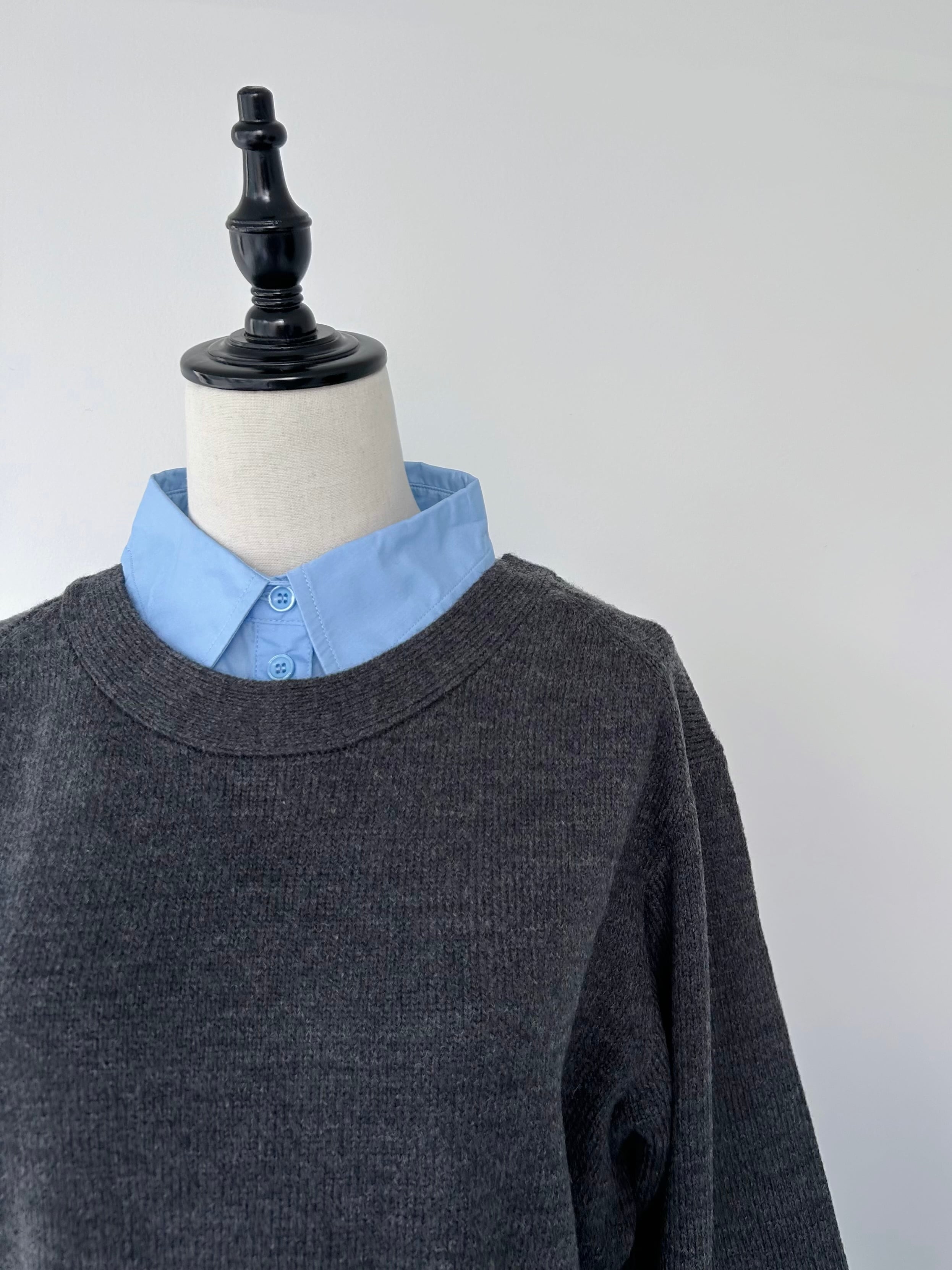 MUVEIL シャツニットプルオーバー | KOKO