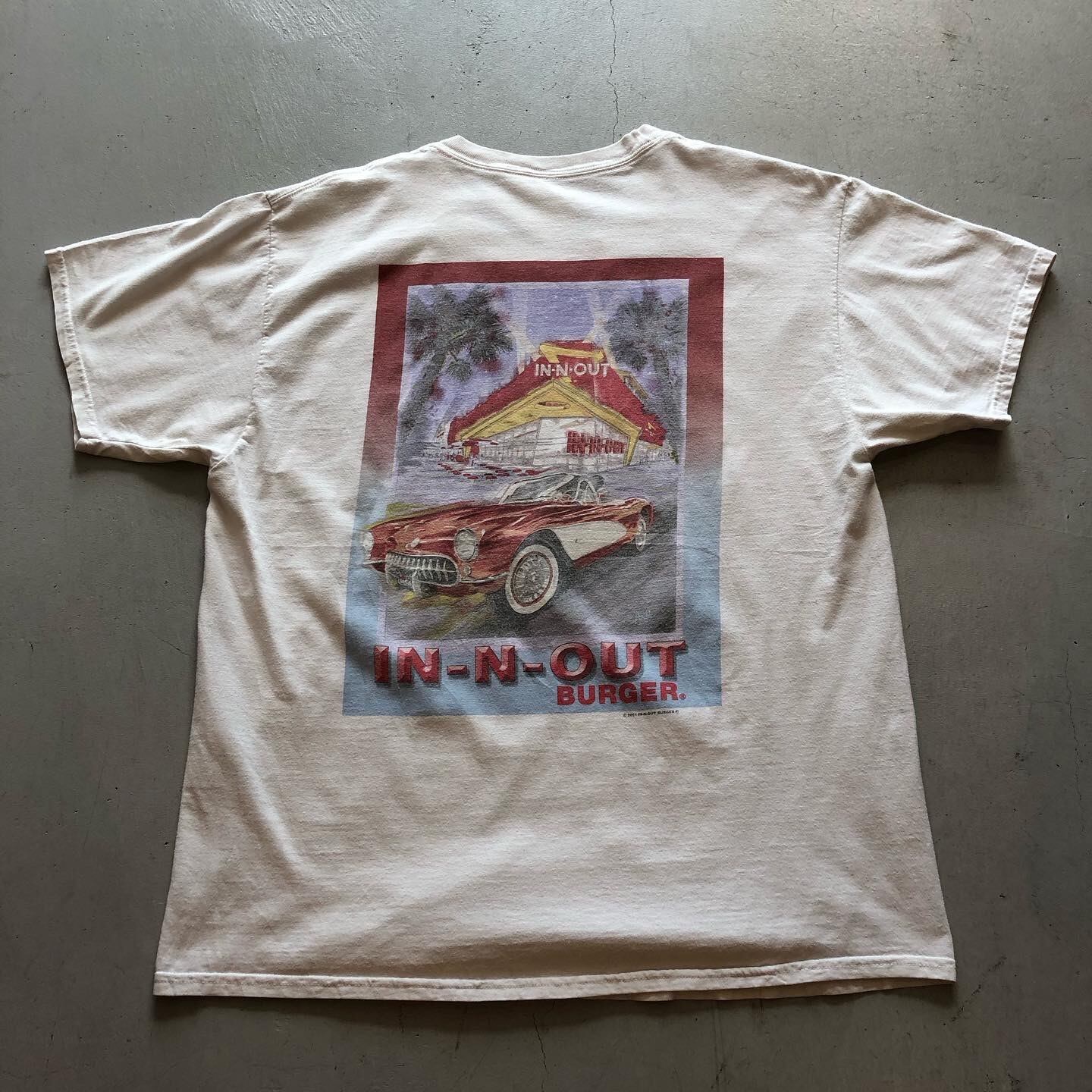 00s INOUT BURGER t-shirt【高円寺店】