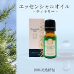 【ティートリー】精油 10ml 箱付 爽快感 リラックス 元気 癒し アロマ 自然 天然 エッセンシャルオイル シンプル 単体 葉