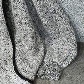 design pile knit cardigan