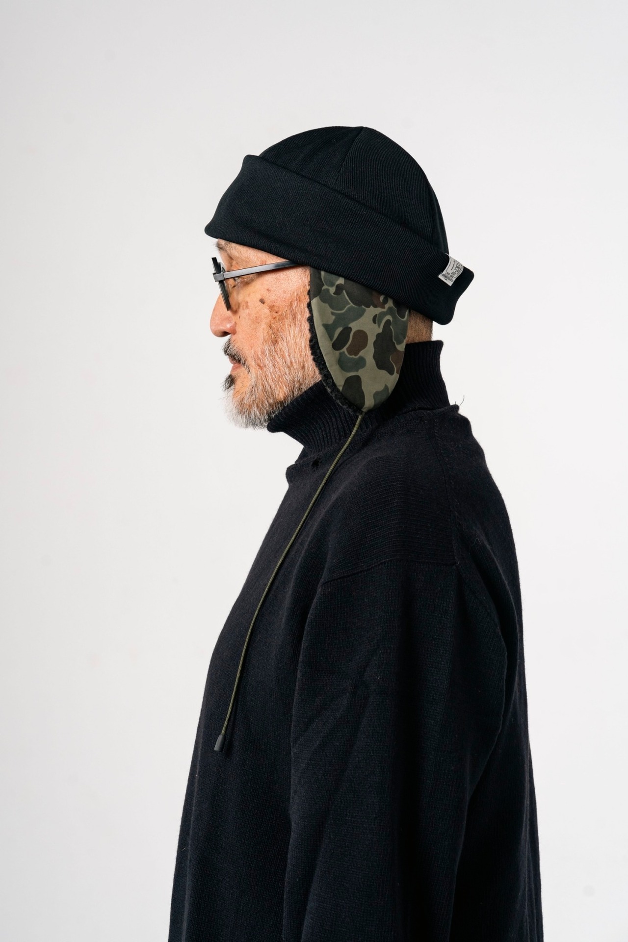 ニットCAP with dogear