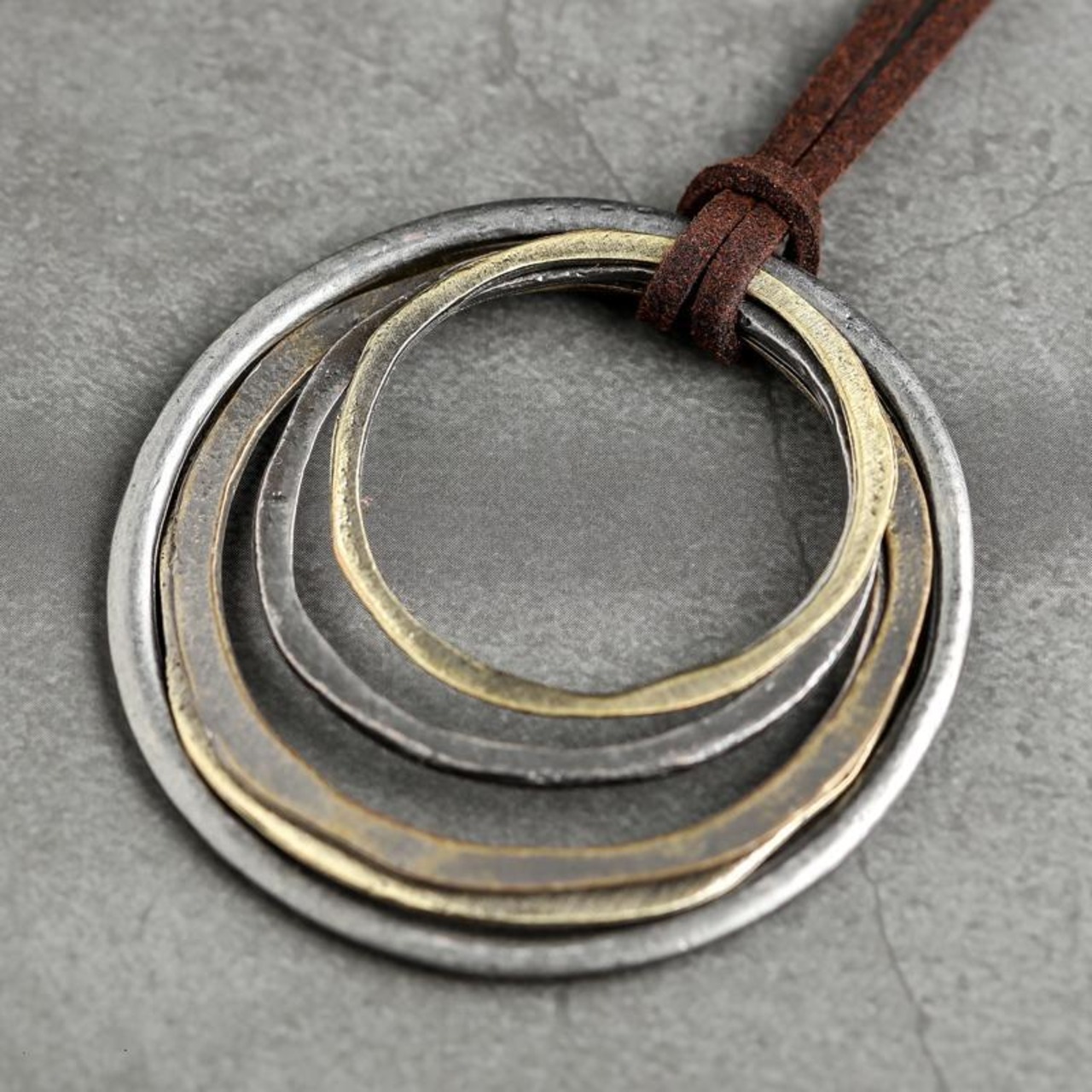 Retro Circles Rope Necklace / レトロ サークル ロープ ネックレス