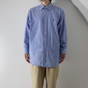 90s Polo by Ralph Lauren "ANDREW" Micro Check Shirt [XL相当] 古着