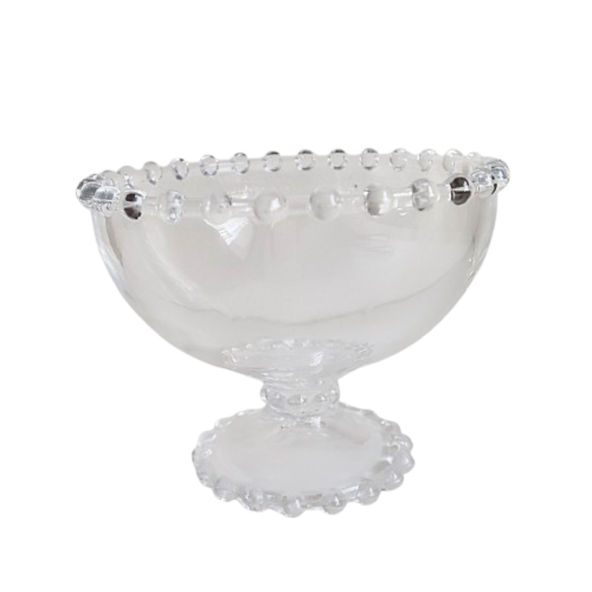 Glass compote / クリアドッド ガラスコンポート | BONNE CHANCE