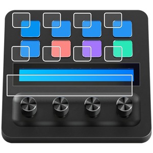 【特価処分】ClearView Stream Deck + キー用 液晶保護フィルム 防指紋(クリア)タイプ 日本製
