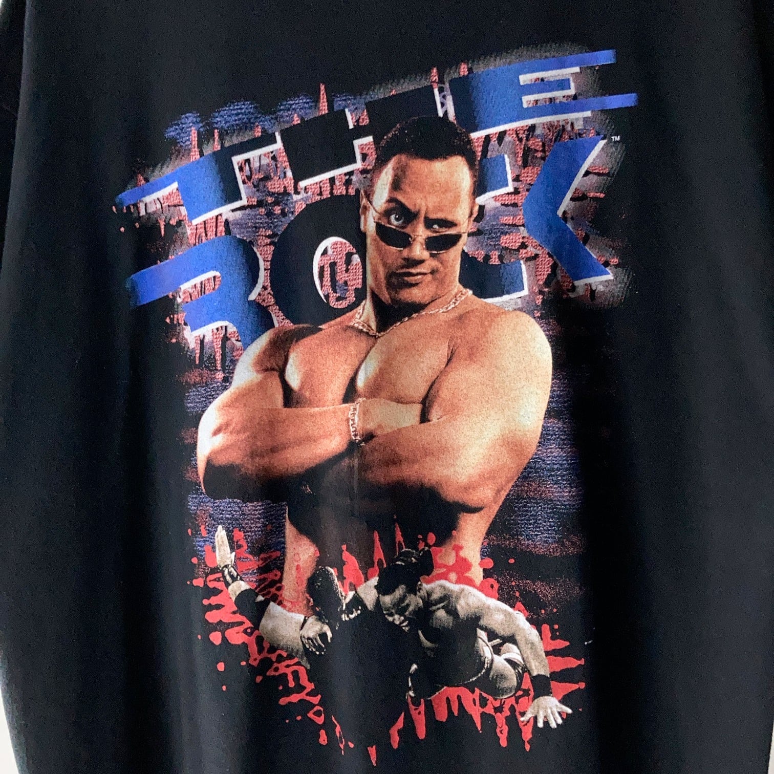 90’s WWF THE ROCK(ドウェイン・ジョンソン) Tシャツ 【TA042904】YAC