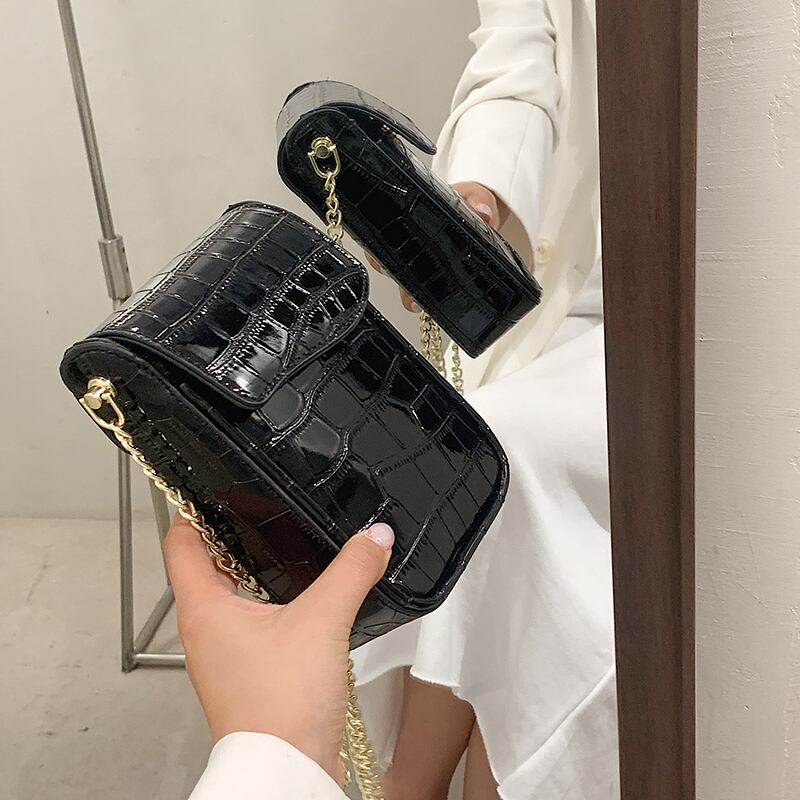 パターンサマーチェーン 夏物 スクウェア 手作りハンドバック76496362782