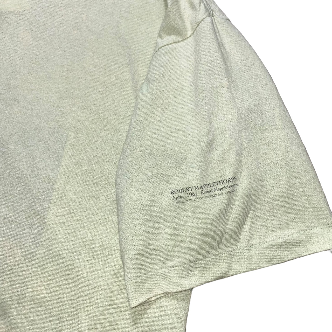 vintage 1980’s ROBERT MAPPLETHORPE photo art tee “Ajitto”