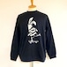 Shabby SKATE BOAD L/S T-shirts Black