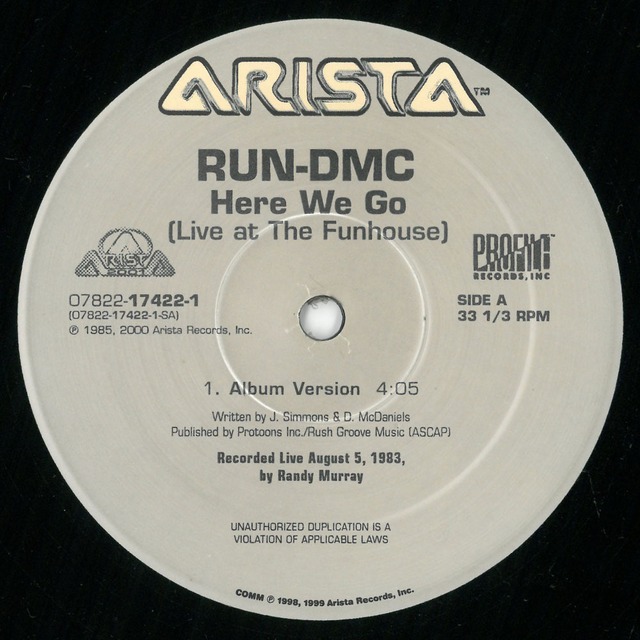 RunDMC Here We Go (Live at The Funhouse) [1985] HHD