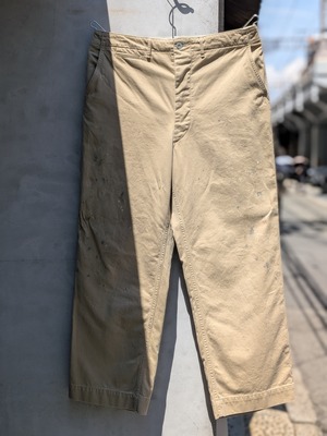 BOWWOW 41 KHAKI TROUSERS AGED