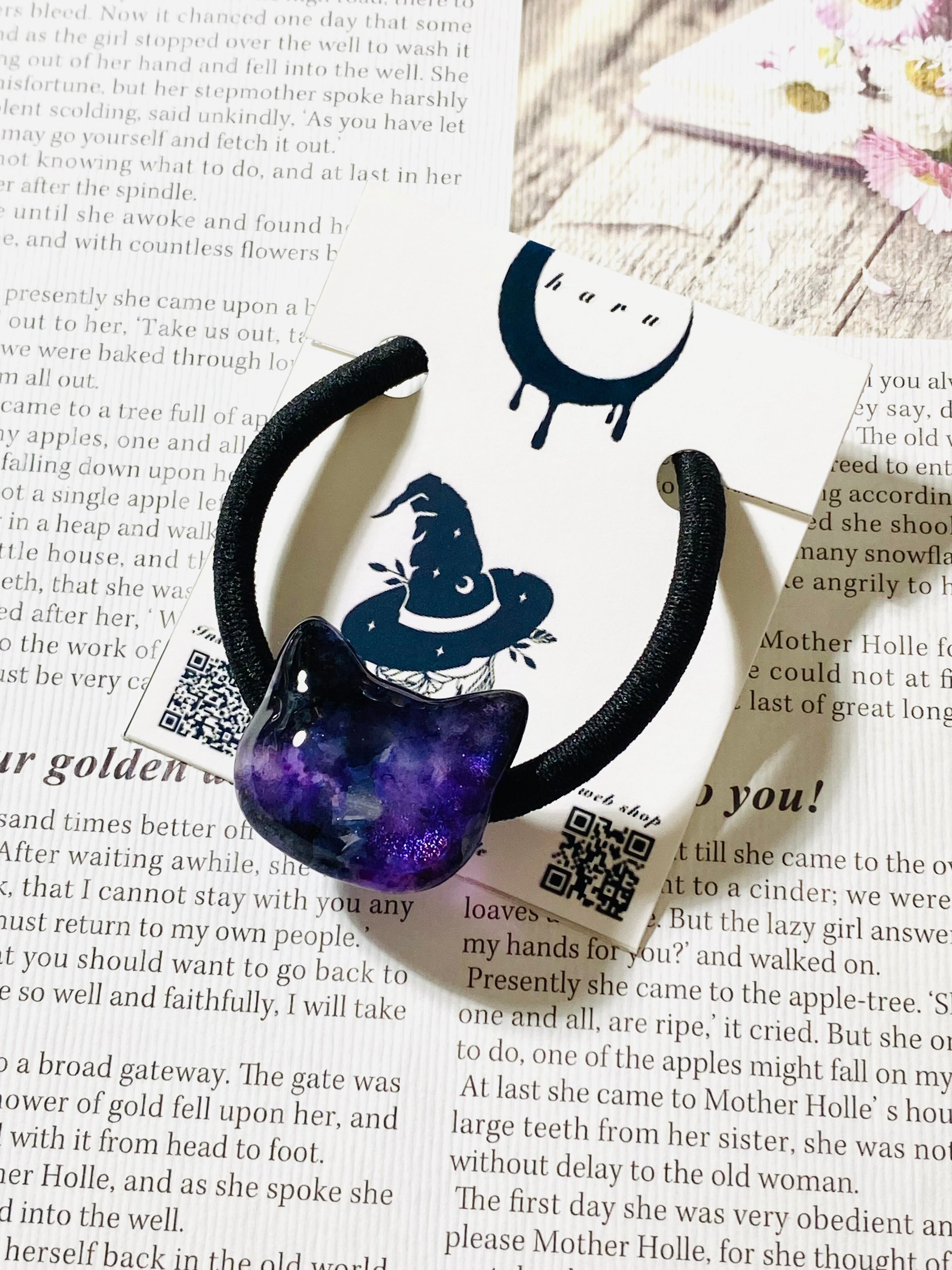 ヘアゴム レジン 猫