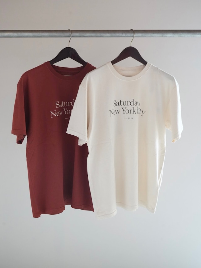 Saturdays NYC サタデーズ ニューヨークシティー【 Miller Standard SS T-Shirt 】