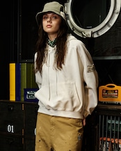 COOLAバックグラフィックフーディー (WHITE) CQ-49048