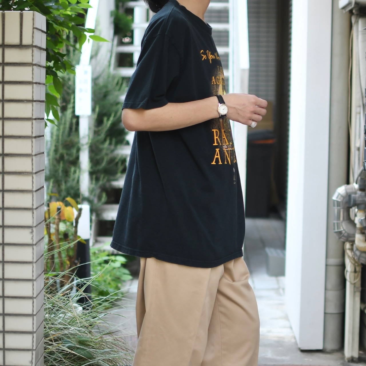 RADIO ANGLE print tee