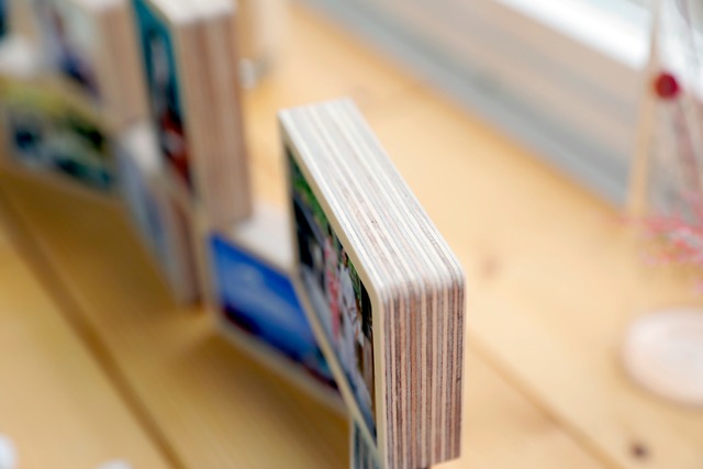 オーダーフォトフレーム木材86(木目フレームS)/ウッドフォトフレーム/写真プリント