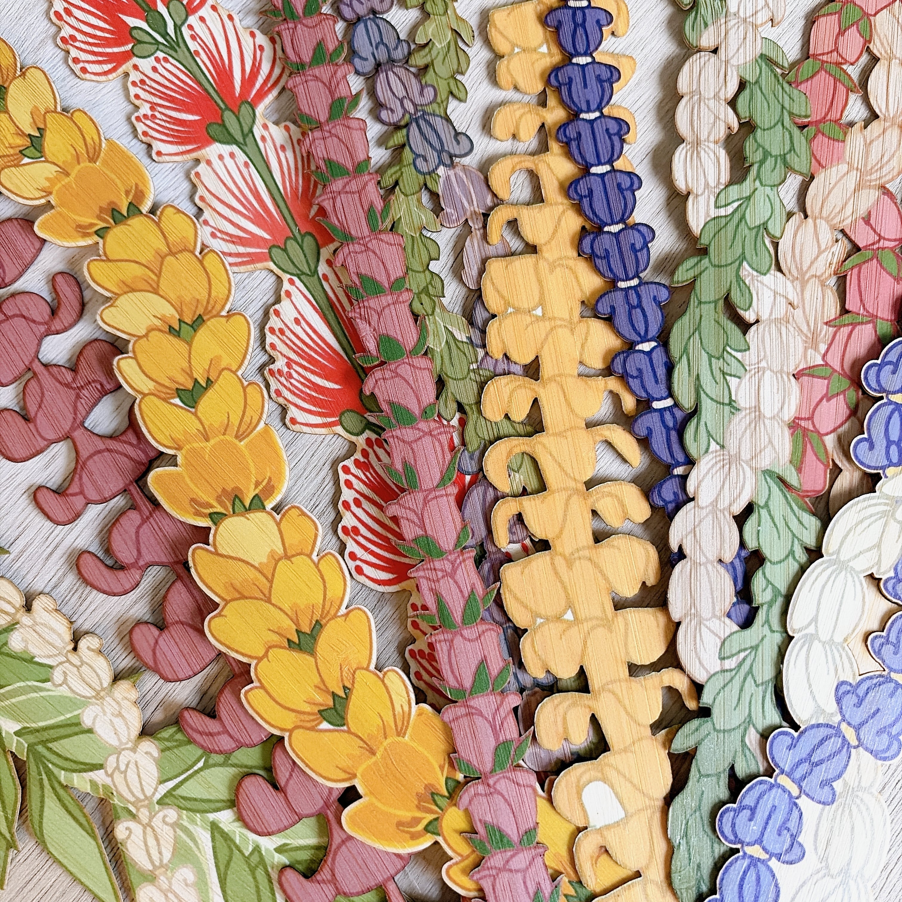 Lサイズ】LEI WRAPS ステッカー / BAMBOO STIKERS ハワイ | MAHALOKOBO