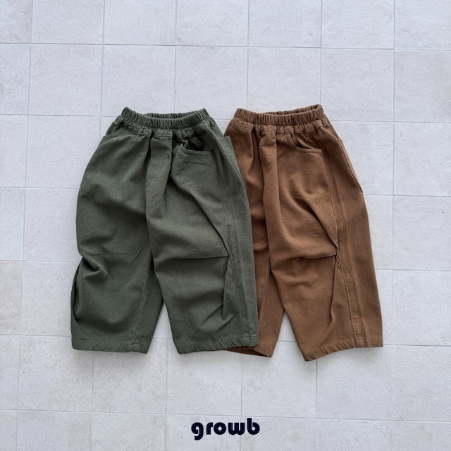 【取寄】growb｜beaver pants｜ビーバーパンツ｜XS-JM｜kids&jr｜26 autumn