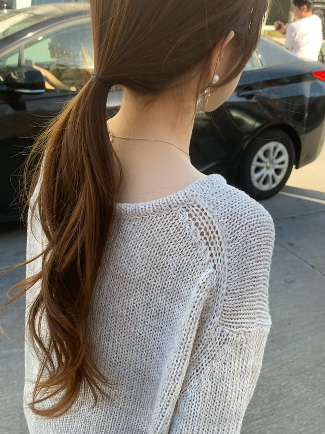 (OUNCE) marlin round  knit / 2color