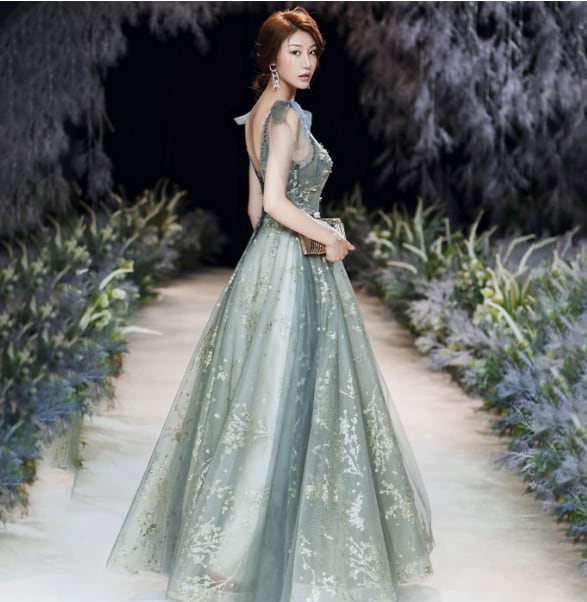 人魚のようなマーメイドドレス 大人 ピアノ 発表会 ドレス ロング