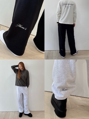 MOCOA'S スウェットストレートパンツ ¥6,800+tax