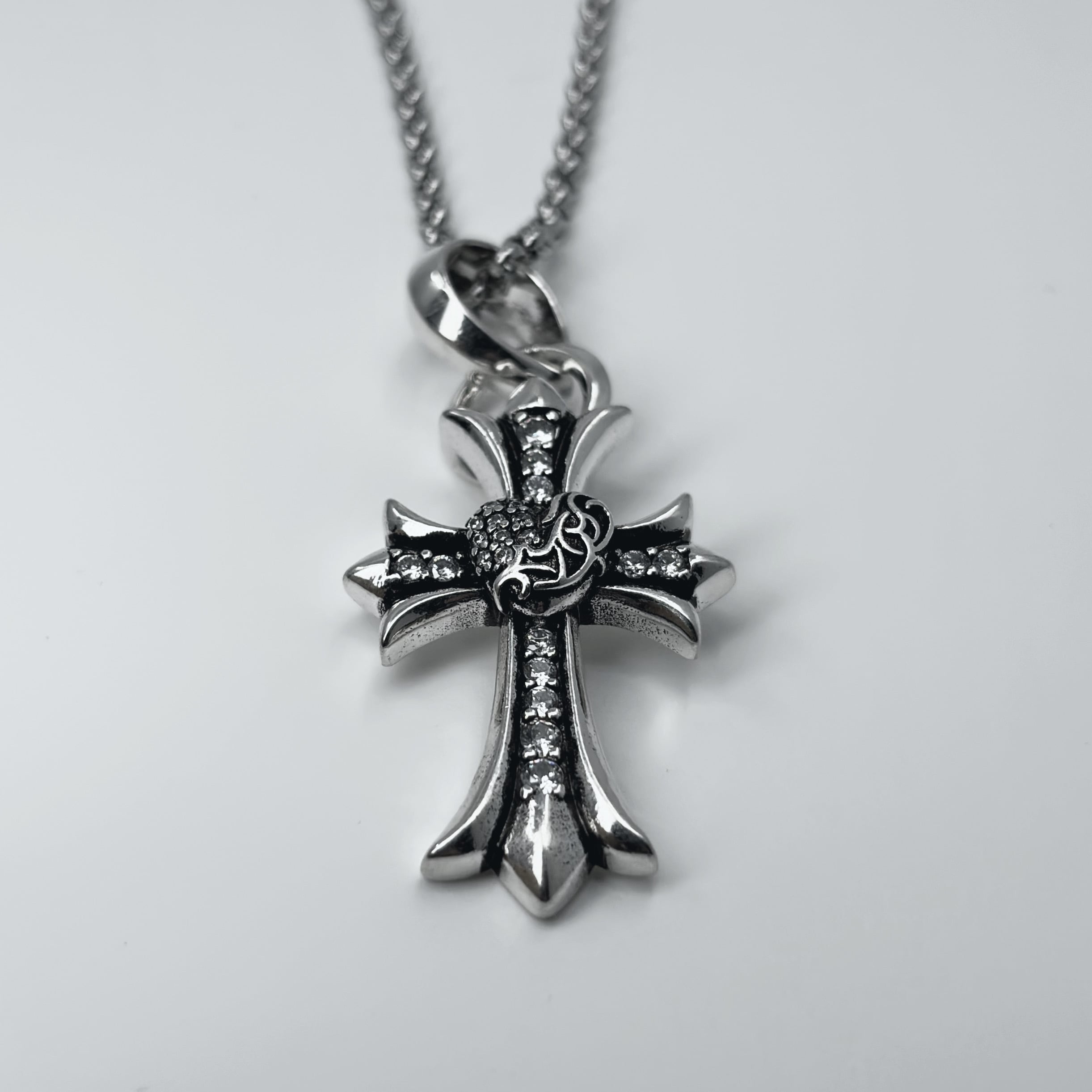 クロスハートネックレス SV925 | crossluxury
